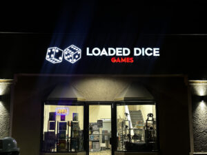 Loaded dice sign